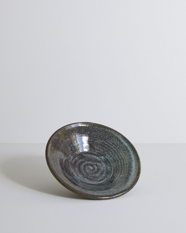 Small side plate in blue mist