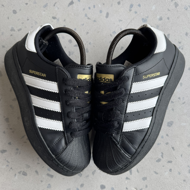 Adidas Superstar XLG Black/White GS (Taille 37 1/3)