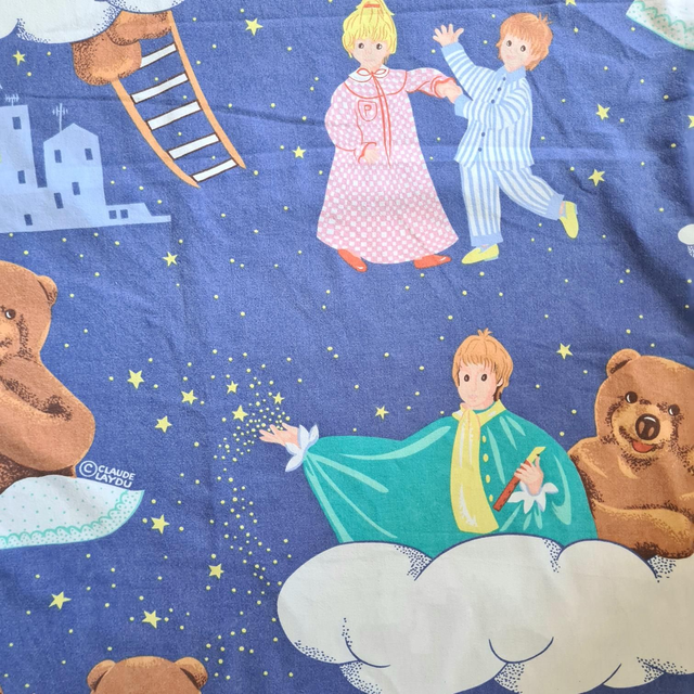 Tissu vintage Bonne nuit les petits