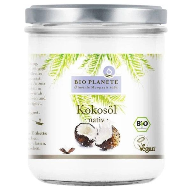 Bio Planet Kokosöl nativ, 400ml Glas