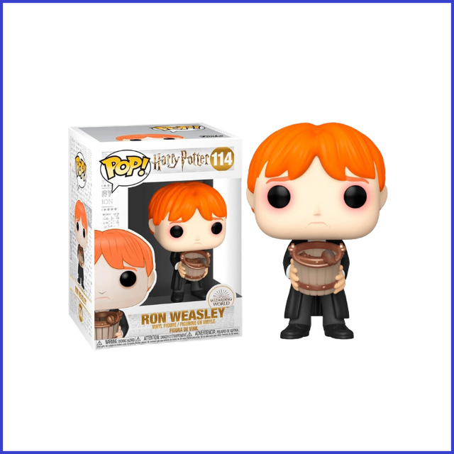 POP figure Harry Potter Ron Puking Slugs with Bucket #114