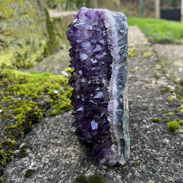 Druse d’améthyste naturelle - Pierre de calme, sérénité et harmonie