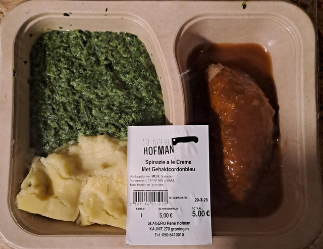 Spinazie a le crème 