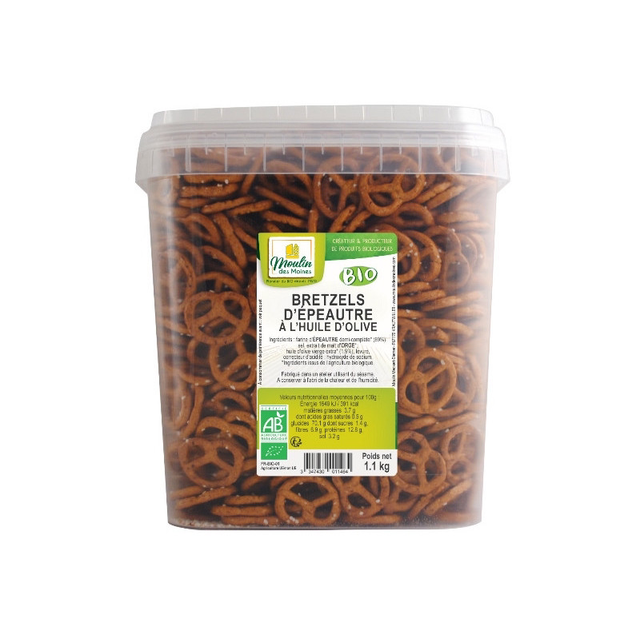 Bretzel d&#039;Épeautre à l&#039;Huile d&#039;Olives Bio - 16€/kg