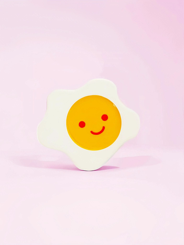 Smile Egg Coaster THETAMAGO