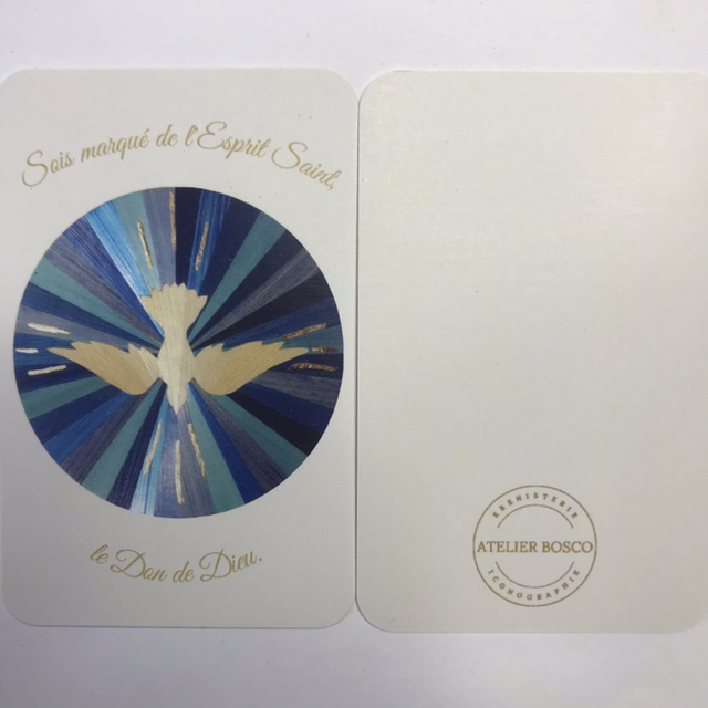 Petite carte Confirmation - Garçon 