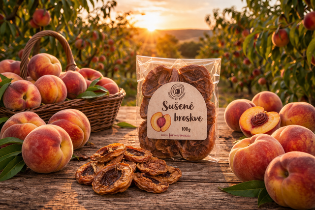Sušené broskve BIO