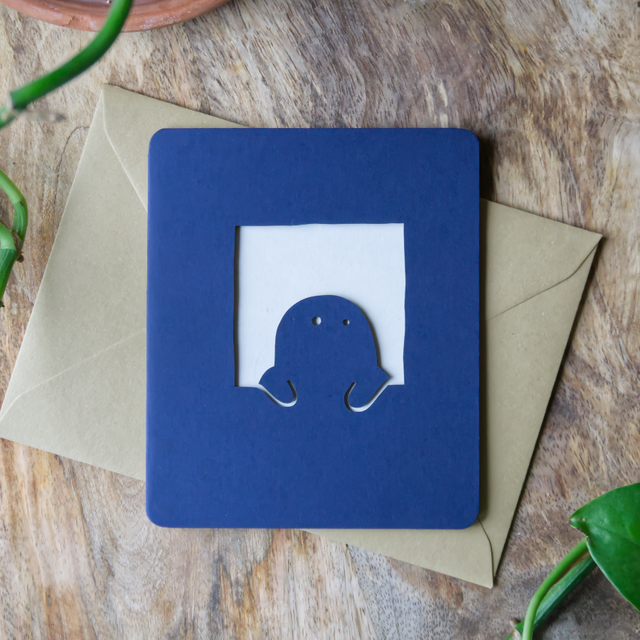 Carte ajourée "fenêtre" A6