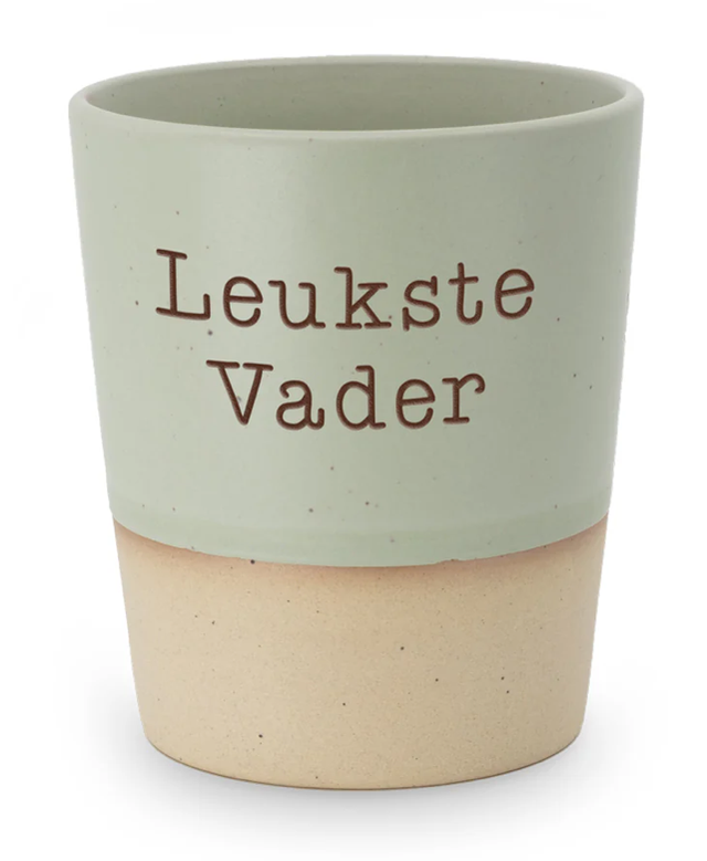 Special ceramics mok Leukste vader