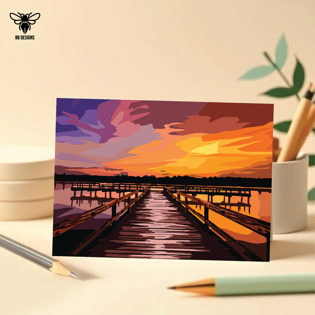 Hamworthy, Lake Pier - Note Card
