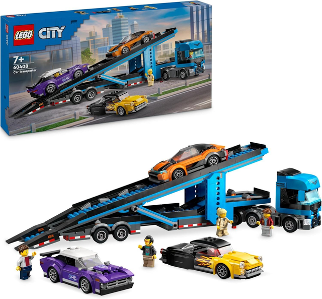 LEGO® City 60408 Autotransporter mit Sportwagen