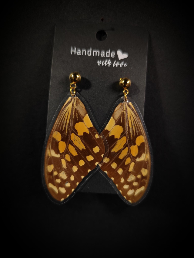 Boucles d&#039;oreilles ailes de papillon
