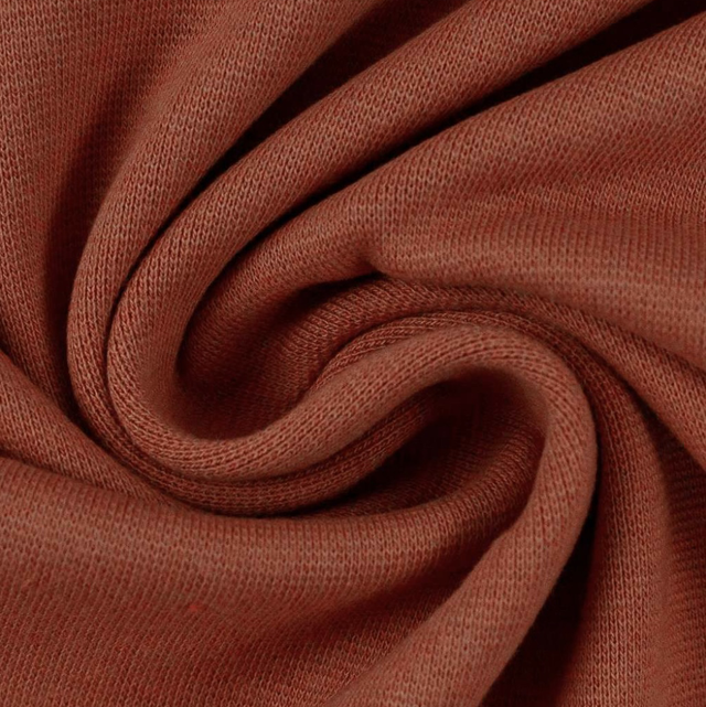  French Terry 0,5m Terrakotta 