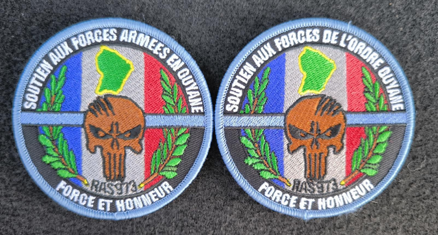 Lot des 2 patchs "soutien..."