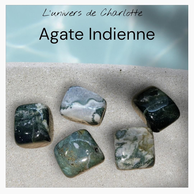 Pierre roulée &quot;Agate indienne&quot;