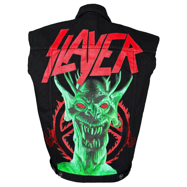 Slayer Denim Vest - Unisex 