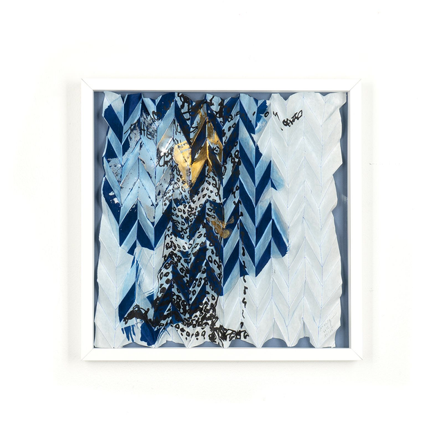 Wegerer Michael | Traces of a Journey (cyano-gold)