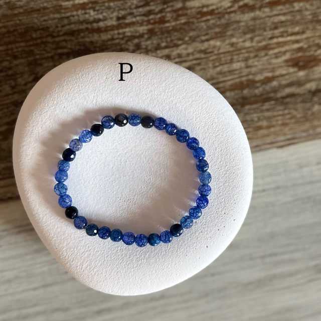 Bracelet Agate 6mm (de M à R)