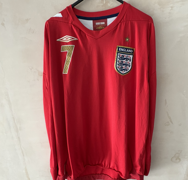 England Away Shirt 2006/08 Beckham 7