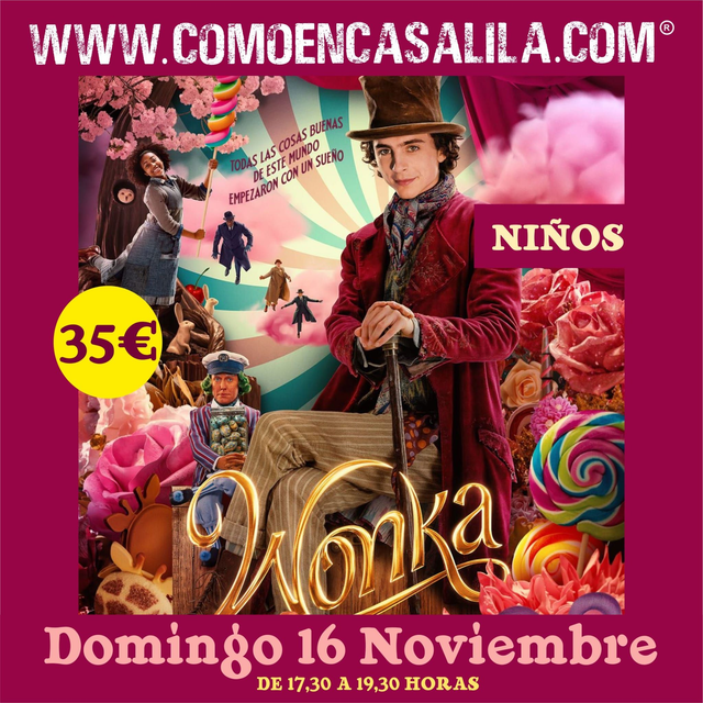 Taller Wonka Niños