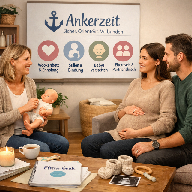Kurs: Ankerzeit – Bindungsorientierte Vorbereitung auf Wochenbett & Babyzeit