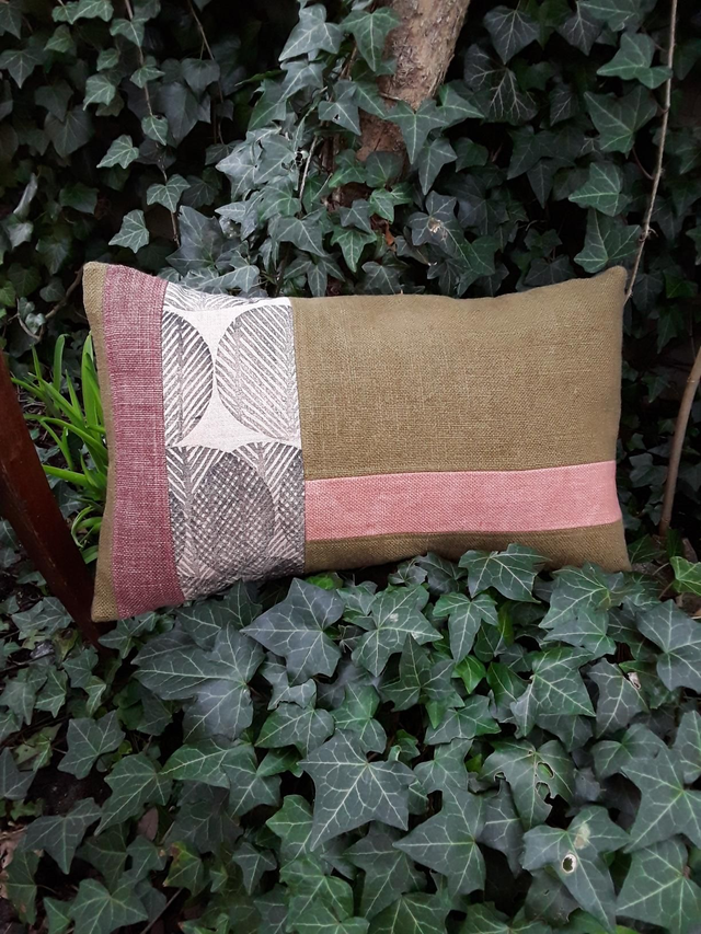 Coussin en lin - collection PATCHWORK 