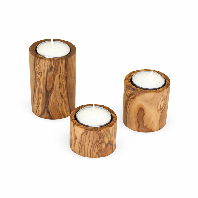 Tealight Holder – Tuscan Olive Wood