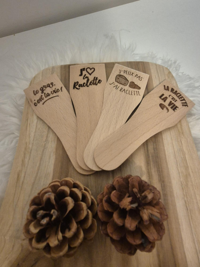 Kit de 4 spatules à raclette