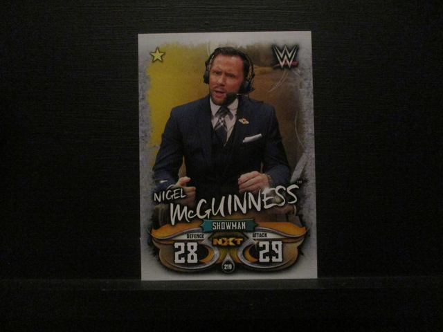 Nigel McGuinness - NXT Slam Attax Live Original Trading Card #219