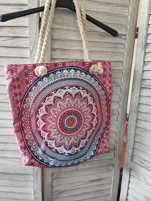 Τσάντα καραβοπανο ροζ