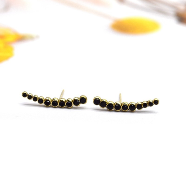 Boucles d’oreille grimpantes strass 