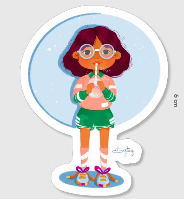 Bubble tea Sticker