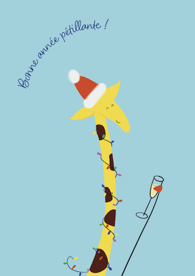 carte de voeux simple