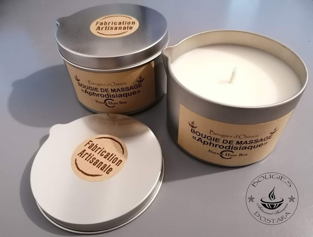 BOUGIE DE MASSAGE  "APHRODISIAQUE"