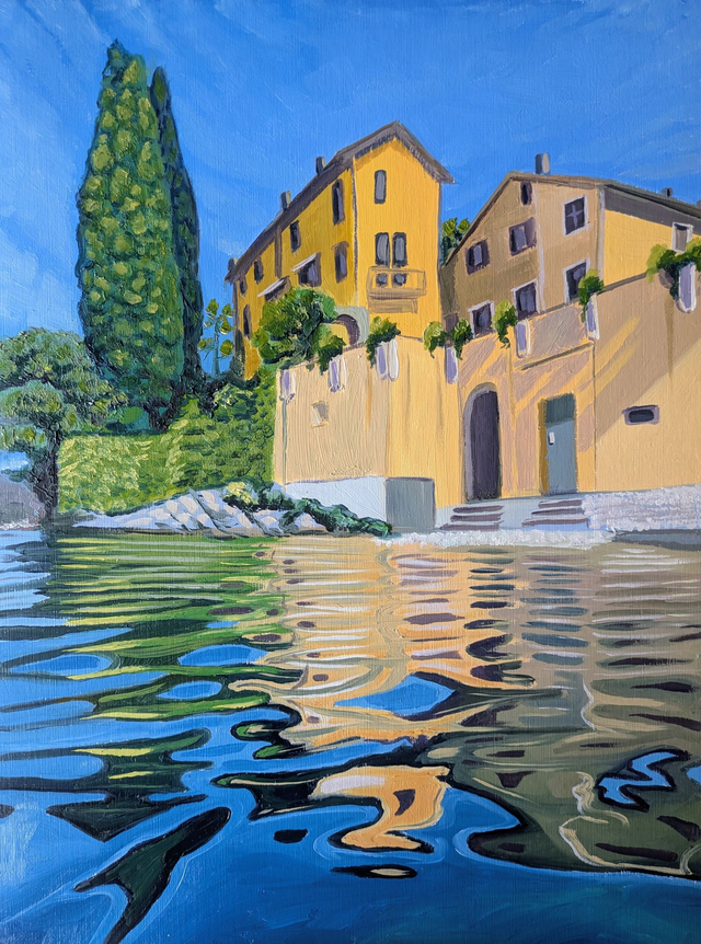 Varenna, Lake Como - original oil painting