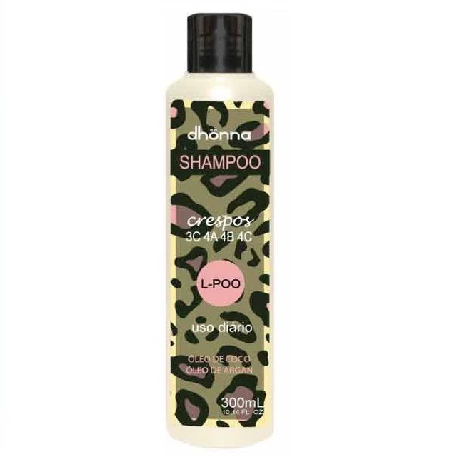 Shampoo crespos uso diário 300ml -dhonna
