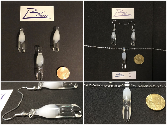 Parure pendentif et boucles d’oreilles réf PA 066