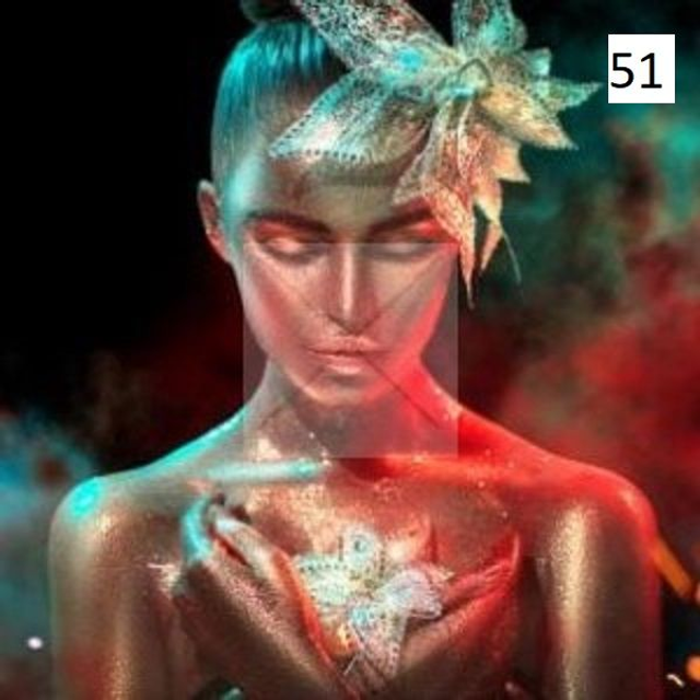 Double Panneau femme Zen en polyester imperméable - 40x50cm