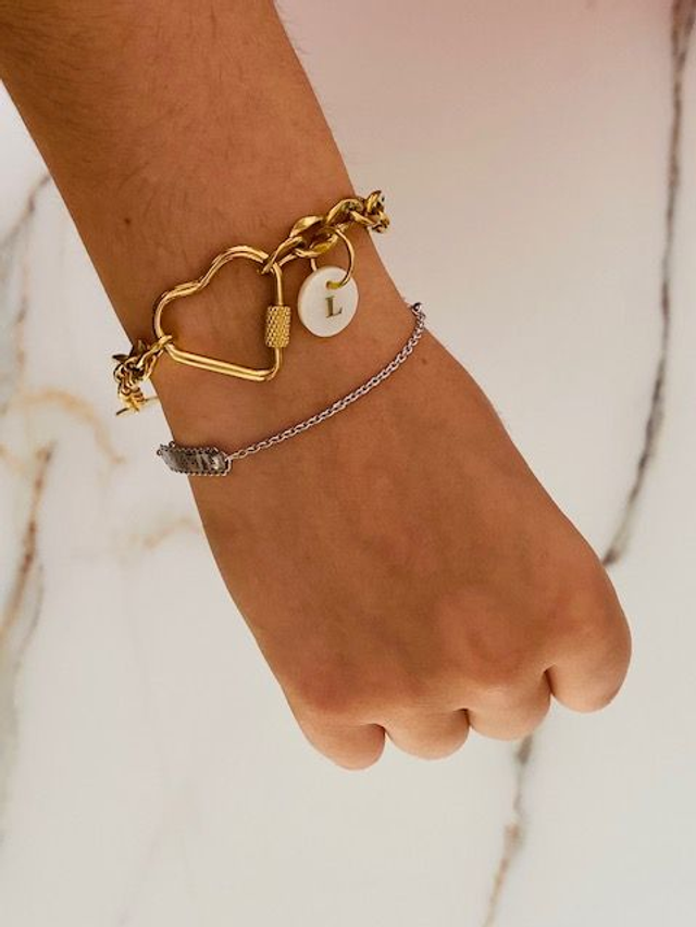 Bracelet Fille « Jeanne » 1 lettre