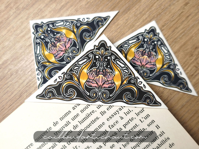 Marque-page d'angle ornement