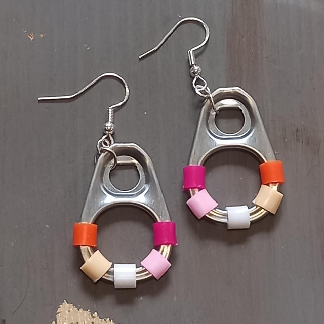 Lesbian Can Tab Earrings 