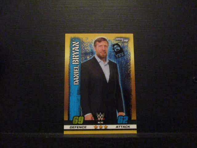 Daniel Bryan - Smackdown Live Slam Attax 10th Edition Original Trading Card #143