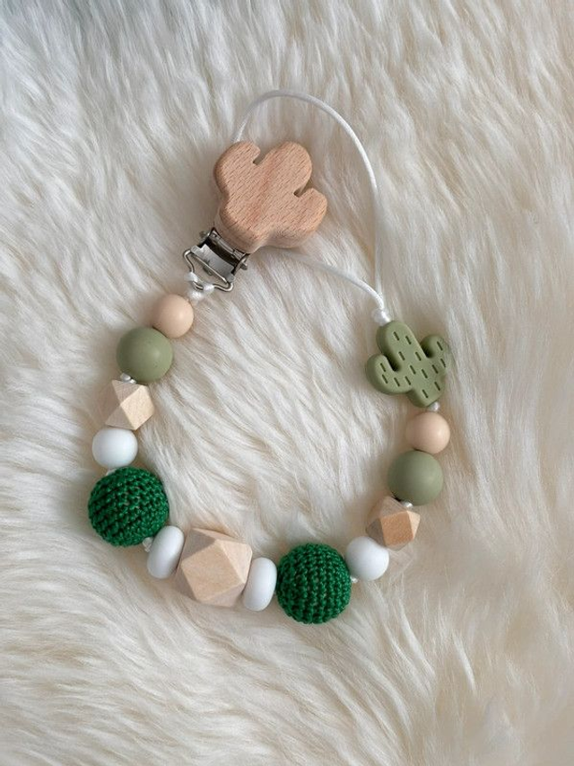 Attache tetine Cactus