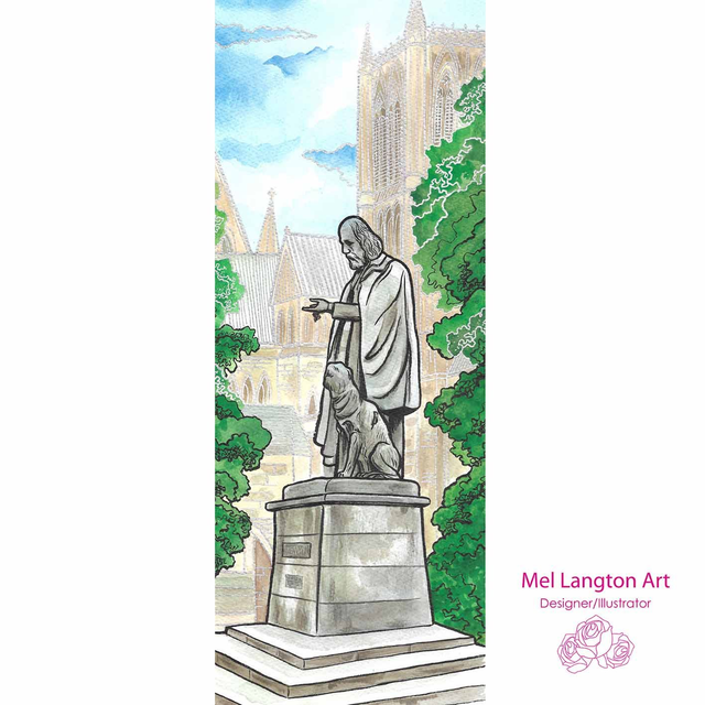 Tennyson Framed Original Illustration