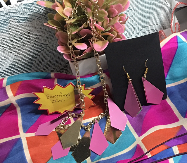 Purple Necklace-Earring Set - NS06