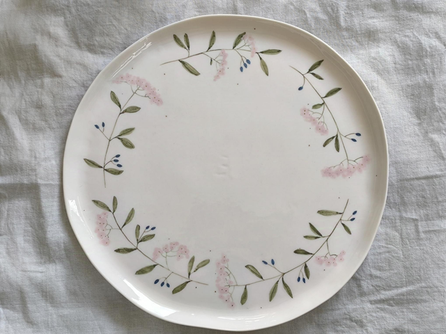 Laurestine serving plate