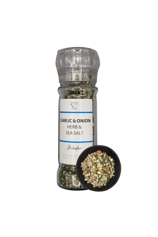 Garlic &amp; Onion | Salt Blends | Salt Grinder