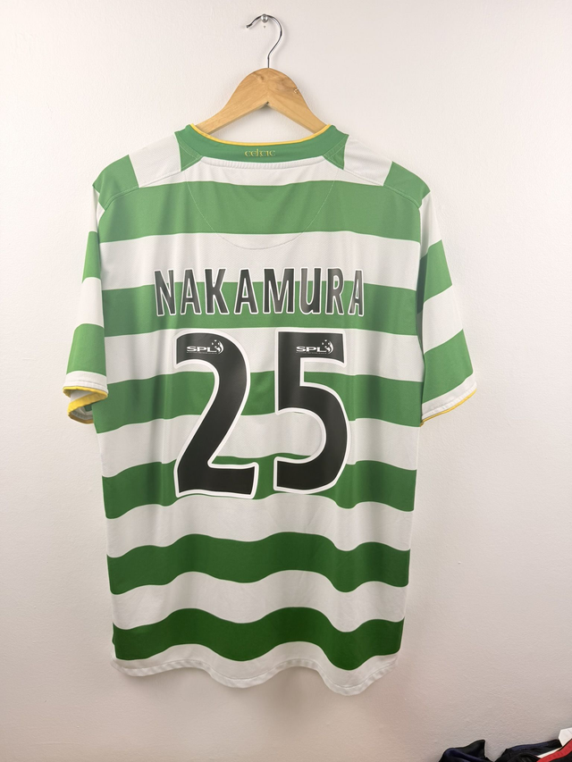 (XL) Celtic 2008-10 Home football shirt / Nakamura 25