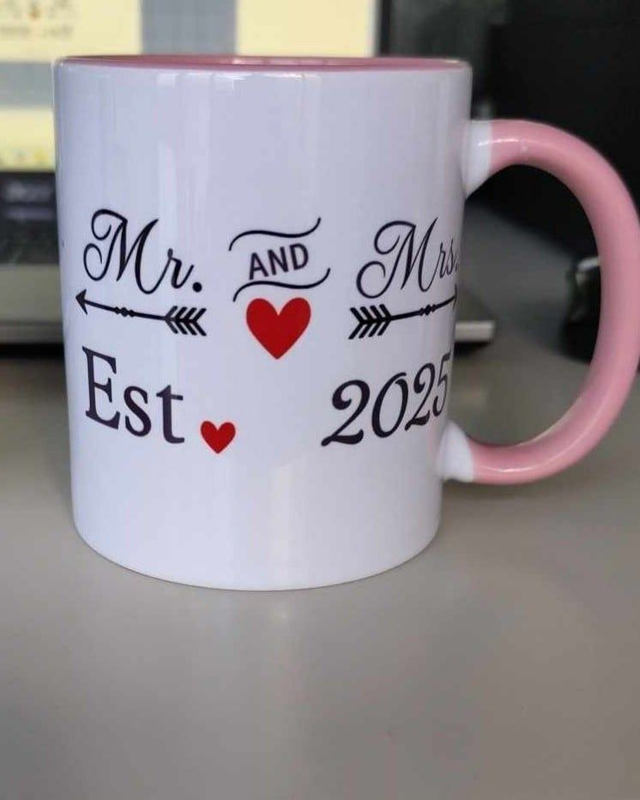Mr. &amp; Mrs. Est. 2025 - Personalised Mug