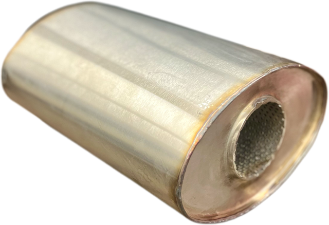 Universal Schalldämpfer 2,5 Zoll 63,5 mm 140x220x300mm H x B x L   